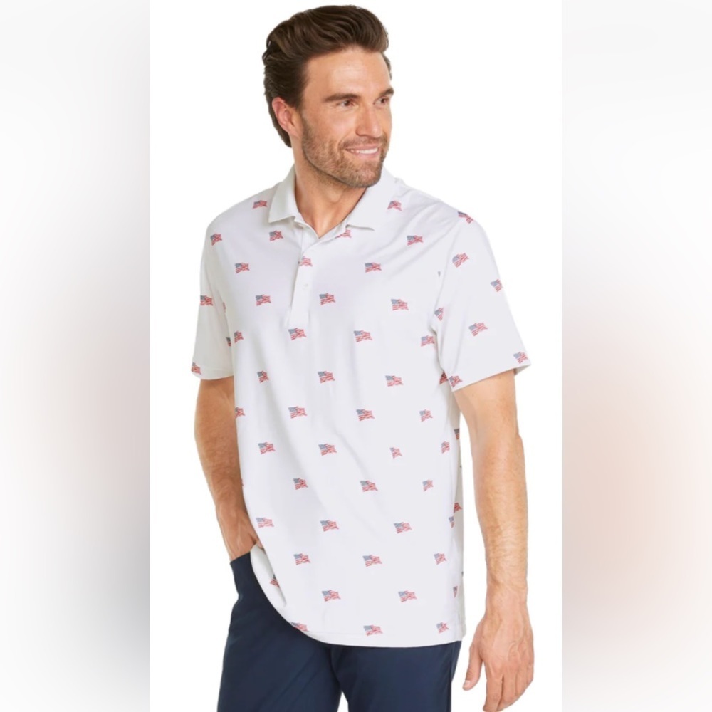 Puma Men's Volition Flags Golf Polo